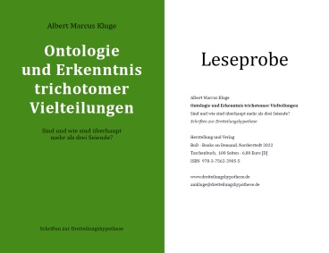 Leseprobe zum Buch über die trichotomen Vielteilungen in der Dreiteilungshypothese